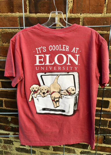 "It's Cooler at Elon" Short Sleeve Shirt