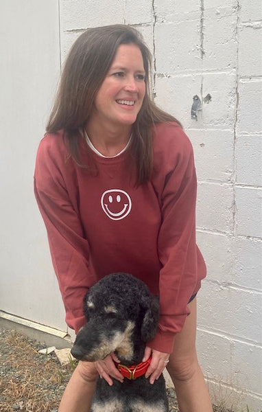 "Elon is My Happy Place" Crewneck- Premium