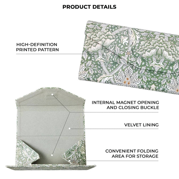 Lodden by William Morris Glasses Case - Vegan Hard Case