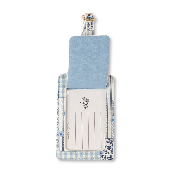 Coastal Patchwork Luggage Tag