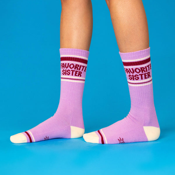 Favorite Sister Gym Crew Socks
