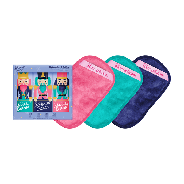 Nutcracker 3pc Mini Makeup Removers