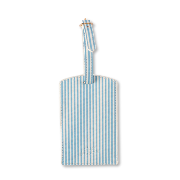 Blue Stripes Luggage Tag