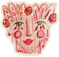 Sorority & Greek FANCY SISTER Decal