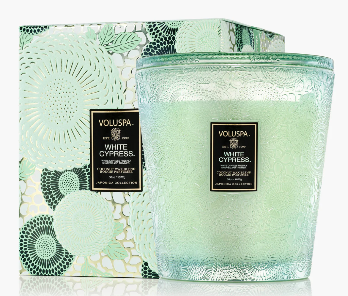 Voluspa White Cypress 3 Wick