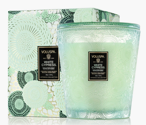 Voluspa White Cypress 3 Wick