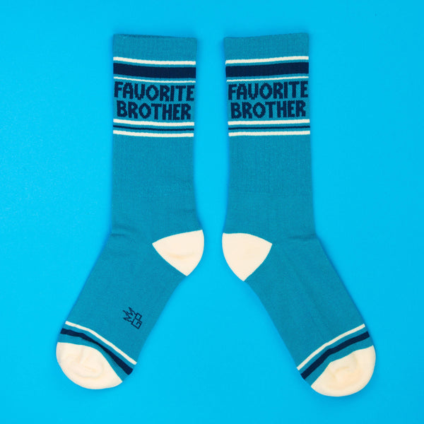 Favorite Brother Gym Crew Socks