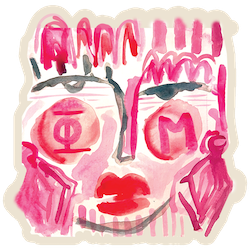 Sorority & Greek FANCY SISTER Decal