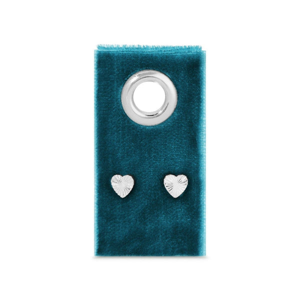 Heart Burst Studs on Velvet Gift Tag
