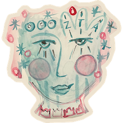 Sorority & Greek FANCY SISTER Decal