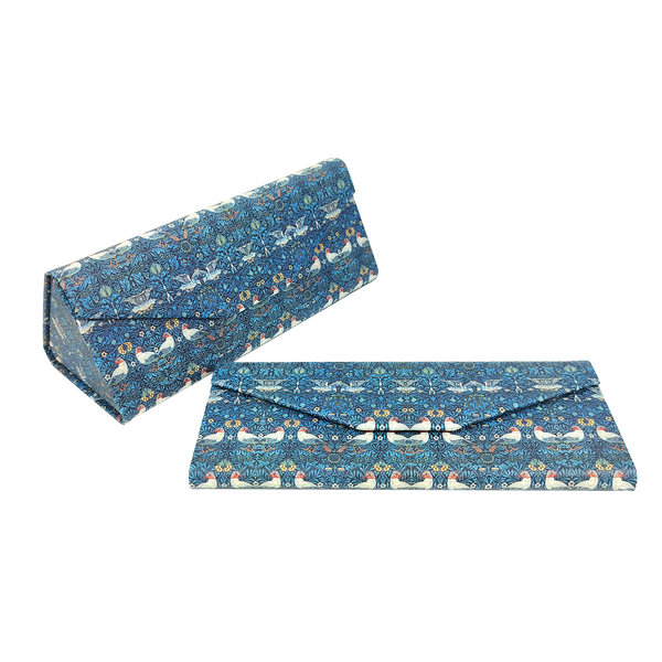 Birds by William Morris Glasses Case - Vegan Folding Hard Shell Case