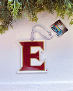 Elon Acrylic "E" Ornament