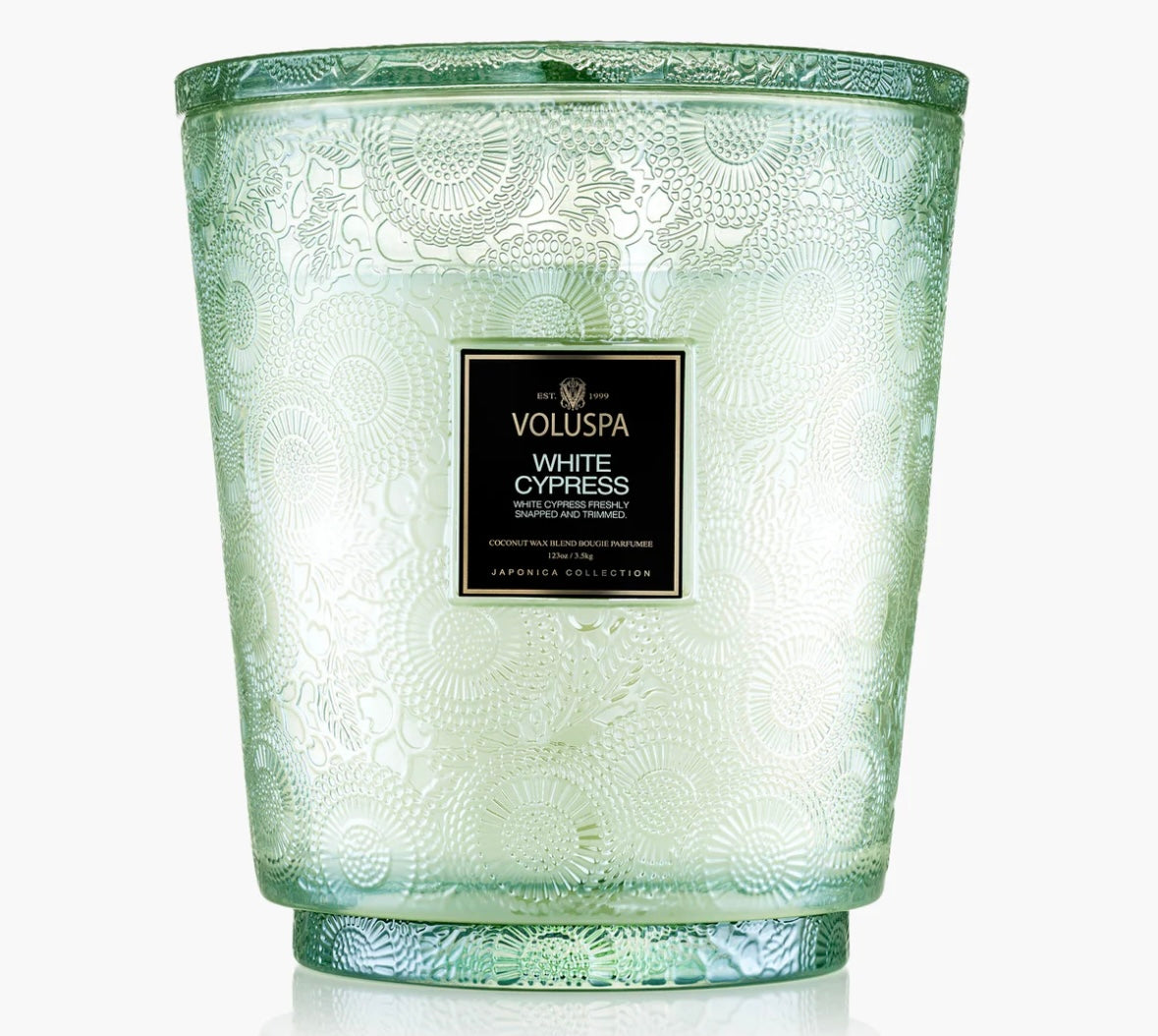 Voluspa White Cypress Hearth Candle- 5 Wick