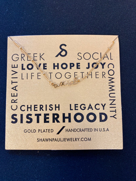 Script Necklace