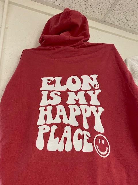 "Elon is My Happy Place" Hoodie- Standard