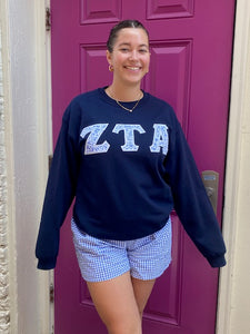 Stitched Letter Sweatshirt - Premium