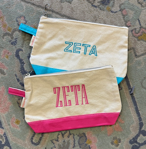 Zeta Canvas Pouch