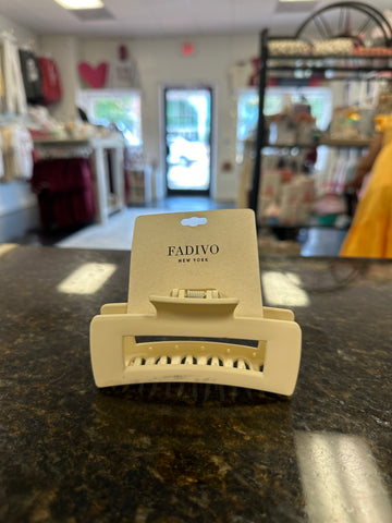 FADVIO Hair Clip (White)