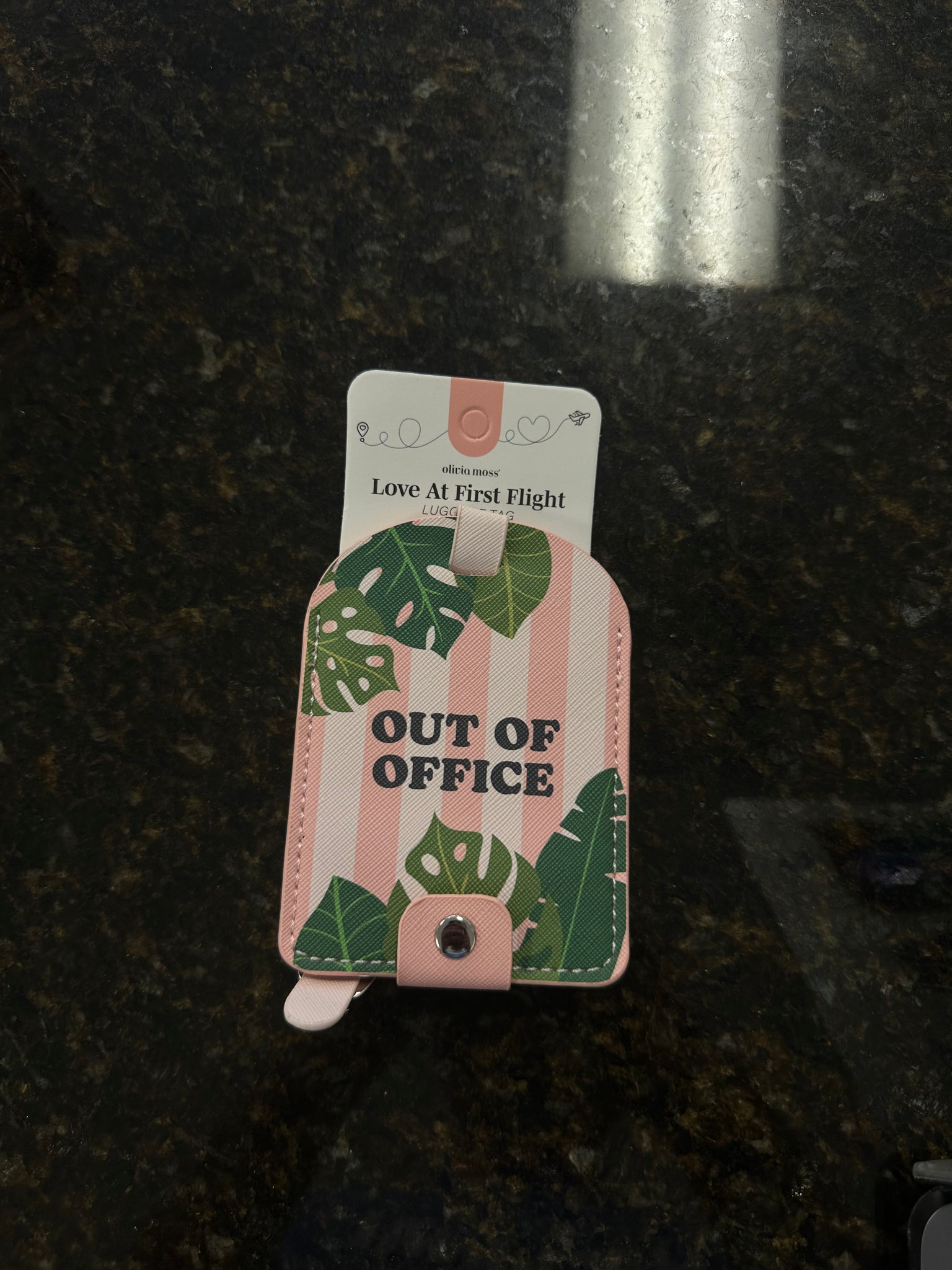 Love at First Flight Luggage Tag (Out of Office)