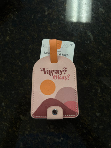 Love at First Flight Luggage Tag (Vacay? Okay!)