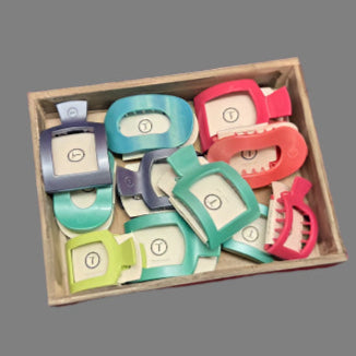 Teleties Flat Hair Clips - Bright Colors