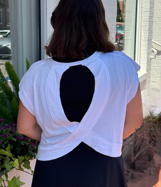 Sorority Criss Cross Top