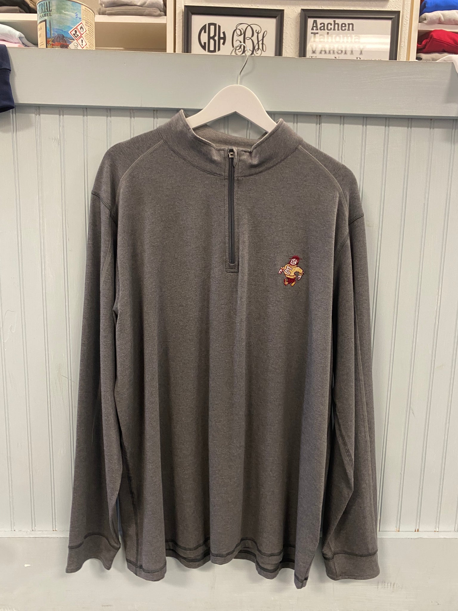 Elon College Logo Quarter Zip