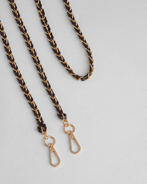 Gold Chain Strap by Pom Pom London