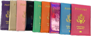Colorful Passport Cover