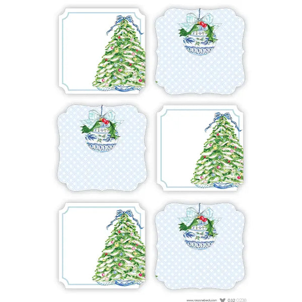 Christmas Sticker Gift Tags