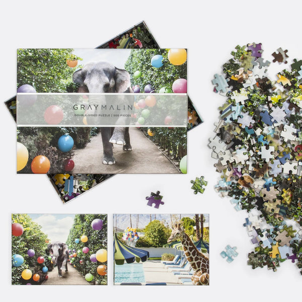Gray Malin Party At The Parker 2-Sided 500 Piece Puzzle