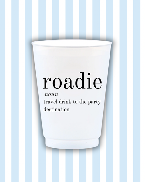 Roadie Definition Reusable Frost Flex Cups