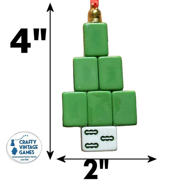 Mahjong Tile Tree Ornament