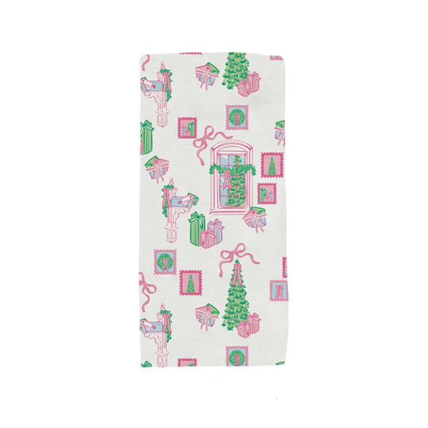 Mary Square Winter Holiday Tea Towels