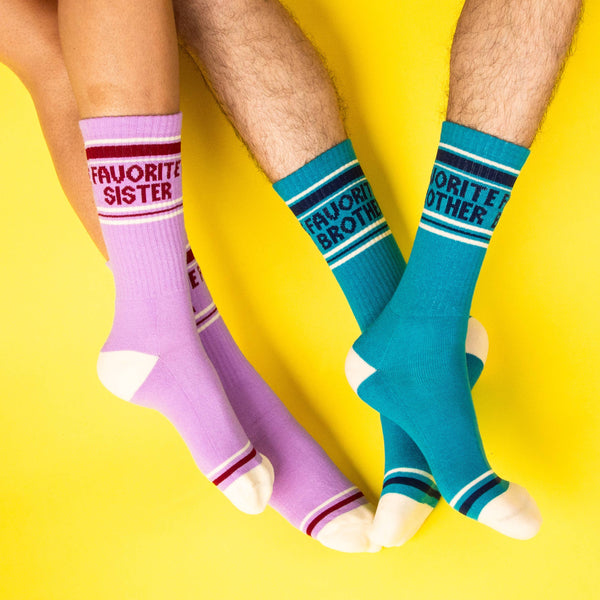 Favorite Sister Gym Crew Socks