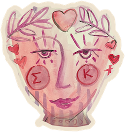Sorority & Greek FANCY SISTER Decal