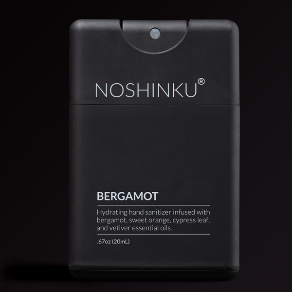 Noshinku Refillable Bergamot Ultra-Moisturizing Pocket Hand Sanitizer