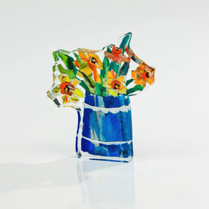 LD Acrylic Daffodil Block