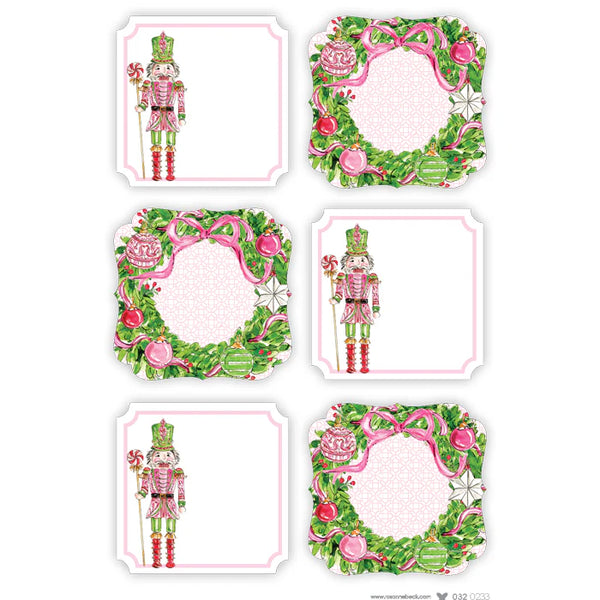 Christmas Sticker Gift Tags