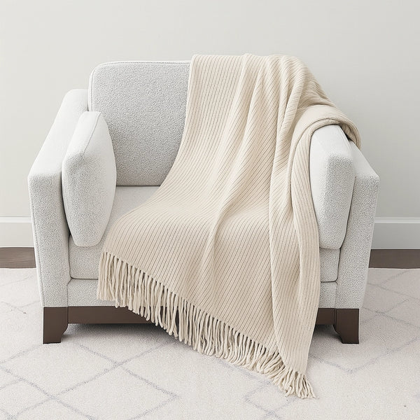 Faux Casmere Throw