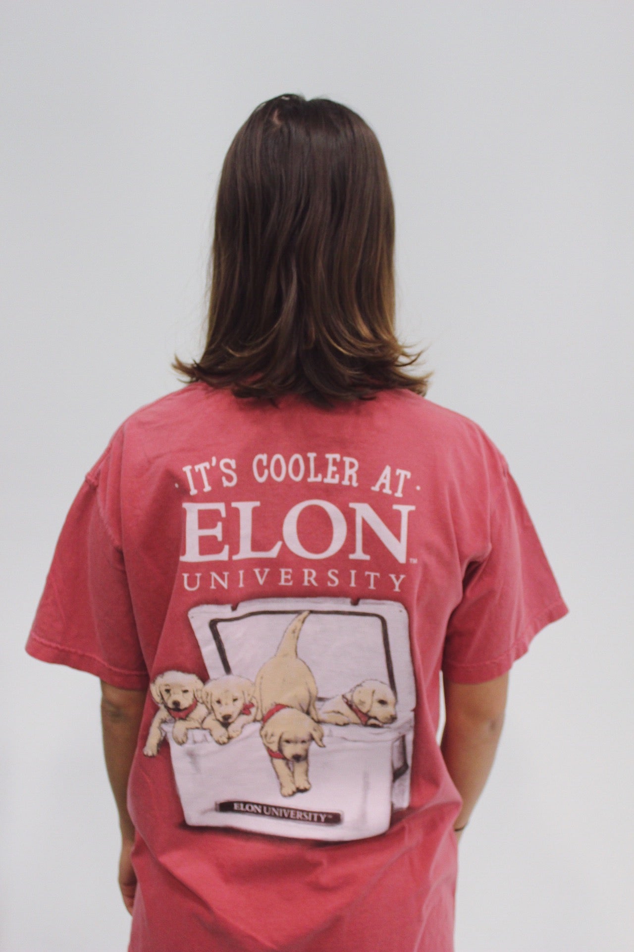 "It's Cooler at Elon" Short Sleeve Shirt