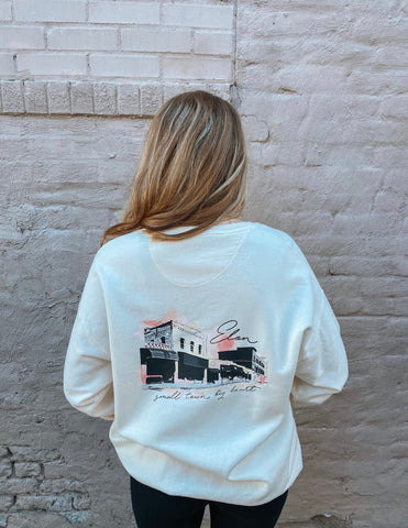 Elon Small Town, Big Heart Sweatshirt