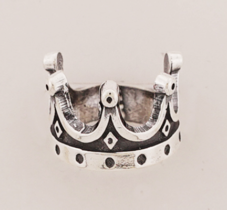 Sterling Silver Crown Ring