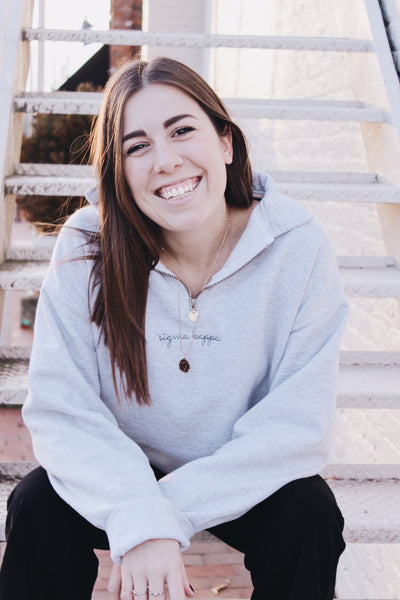 Sorority Script Quarter Zip
